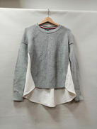 シャツ切替セーター|TOMMY HILFIGER