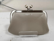 レザーがま口コインケース|AGNES B.