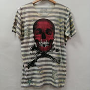 スカルプリントTシャツ|MAX SIX