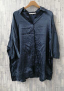 アドルフォミンゲス　サテンジ地半袖シャツ|ADOLFDOMINGUEZ