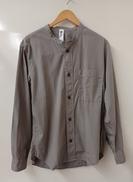 GARMENT DYE BASIC POPLIN ノーカラー|MHL.