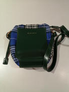 ガセットタータンチェックショルダーバッグ|MARNI