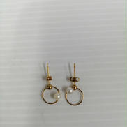 K18石付きピアス|宝石付きピアス