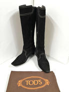 スウェードロングブーツ|TOD'S