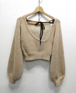 アシメレイヤードニットトップス|DARICH