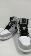 AIR JORDAN 1 MID LIGHT SMOKE G|NIKE