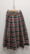 チェックフレアスカート|BURBERRY