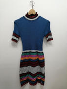 マルチカラーラメニットワンピース|DIESEL