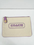 キャンバスクラッチバッグ|COACH