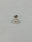 K18パールピアス片側|-