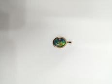 14CT 石付きペンダントトップ|-