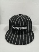 テキストストライプキャップ|NEW ERA×SUPREME