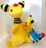 【タグ付き】デンリュウとピカチュウとマリル ぬいぐるみ|ポケモン