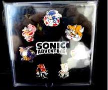 【7種セット】ソニックアドベンチャー ピンズセット|SONIC　ADOVENTURE　制作発表会