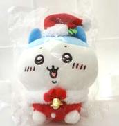 【タグ付き】ハチワレ サンタさんだ!ぬいぐるみS|グレイ・パーカー・サービス