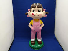 首振りペコちゃん　ピーチ柄オーバーオール|不二家