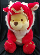 ぷーさん　赤辰　2024年干支ぬいぐるみ|DISNEY