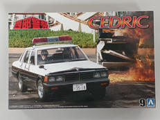1/24西部警察NO.9 430セドリックセダン捜査用パトロ|アオシマ文化教材社