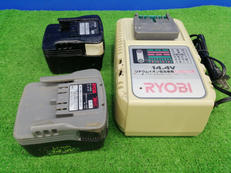 バッテリー　充電器セット|RYOBI