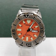 ダイバーズウォッチ自動巻きオレンジ|SEIKO