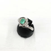 緑石付きリング|PT900