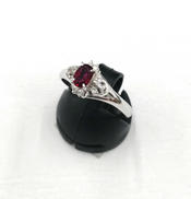 ﾘﾝｸﾞ(赤色石付き)|PT900