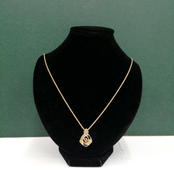 CDロゴ石付きネックレス|CHRISTIAN DIOR