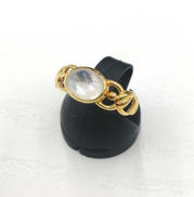 リング（透明石付き）|K18