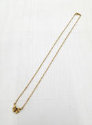 リボン付きネックレス|K18