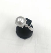 リング（白玉石付）|PT900