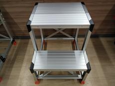 アルミ製作作業用踏台|トラスコ中山