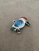 カラーストーンブローチ|K14WG