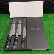 MV鋼本割込(口金付)包丁3本セット|よこやま