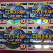 DVD-RAM 2倍速 120分 10枚|MAXELL