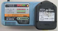 HITACHI 充電器・バッテリー　ジャンク|HITACHI