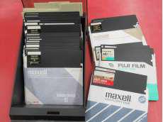 ミニフロッピーディスク256HD 34枚&ケース|MAXELL/FUJI FILM