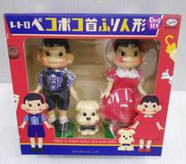 レトロ ペコポコ首ふり人形 DOG付き|FUJIYA