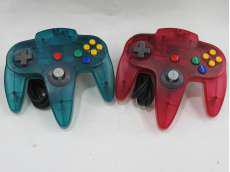 64コントローラーブロス クリアブルー&クリアレッド|NINTENDO