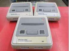 【動作品】スーパーファミコン本体のみ3個セット|NINTENDO
