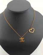ゴールドカラーネックレス|CHANEL