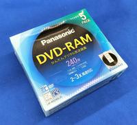 DVD-RAM 240 5PACK|PANASONIC