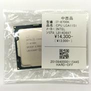 CORE I7-8700K|INTEL