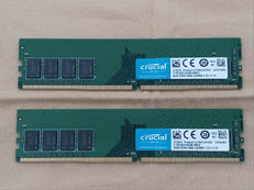 DDR4メモリ 8GBX2|CRUCIAL