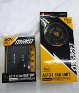【未使用品】AC10/AC10-1　バッテリー　ファンセット|BURTLE