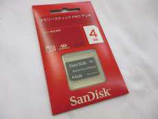 メモリースティック PRO DUO 4GB　未開封品|SANDISK