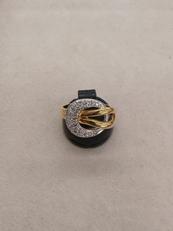 メレDコンビリング|K18/PT900