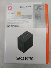 バッテリーパック|SONY
