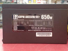 玄人志向　KRPW-AK650W/88+|玄人志向