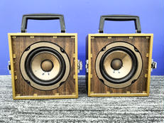 【エッジにベタツキ・ホコリ付着有・ネット欠品】スピーカーペア|AURATONE