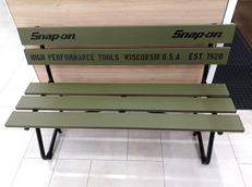 【店頭受取】SNAP-ON アルミベンチ カーキ色|SNAP-ON